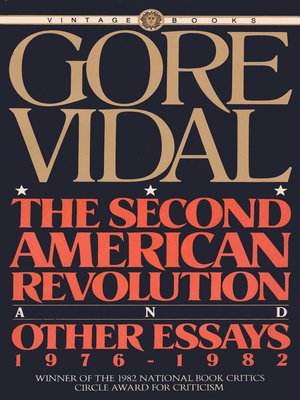 cover image of The Second American Revolution and Other Essays 1976--1982